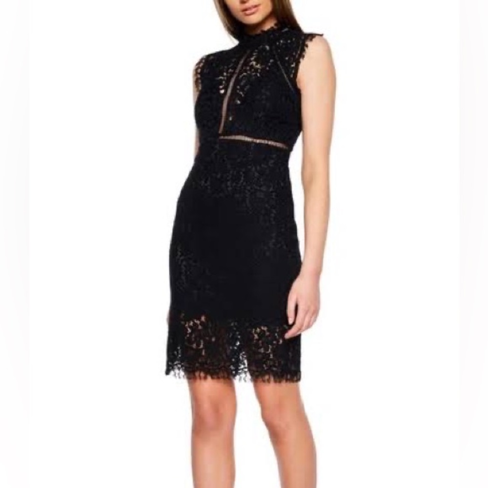 Bardot Lace Sheath Dress - Size XS